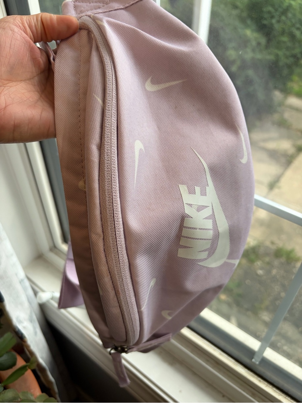 Nike Lavender Waist Pack with White Logo